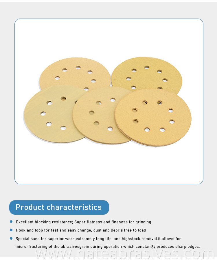 Gold Sanding Disc